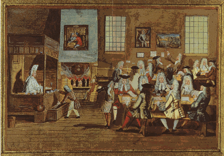 První londýnská kavárna