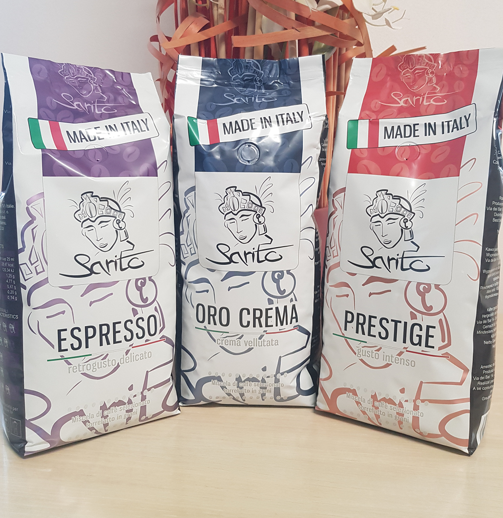 Zrnková káva Sarito – ochutnejte Itálii